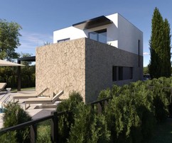 Tres villas con piscina en venta en la isla de Ugljan, en Croacia