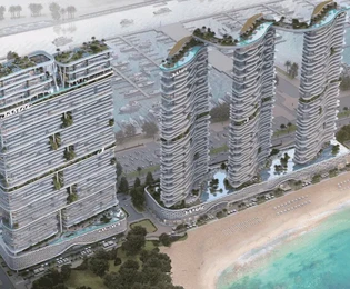 Luksusowe mieszkanie z 2 sypialniami na sprzedaż w Dubaju - Damac Bay 2