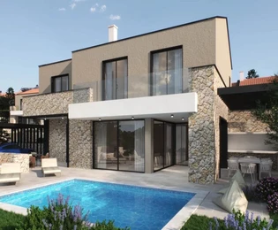 NEW LUXURY VILLA WITH SEA VIEW IN AN ATTRACTIVE LOCATION, 200 M FROM THE BEACH!