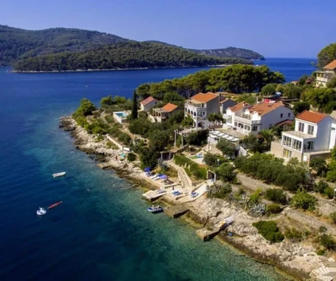 Maison en bord de mer sur l'île de Korčula