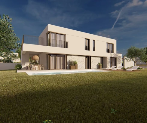 Villa moderne avec piscine à vendre à Kaštelir-Labinci en Croatie