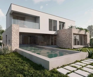 Rogoznica, villa de lujo de 276 m2 con piscina (41 m2) a solo 120 m del mar y la playa.