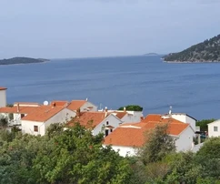 Rogoznica, Ljoljinica, działka budowlana 1766 m2, 120 m od morza, widok