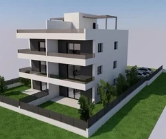 Seget D., appartamento di 2 locali 84 m2, grande terrazza sul tetto, nuova costruzione, vista