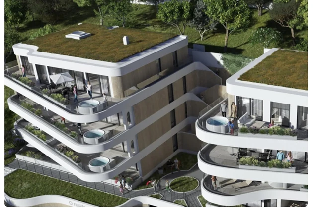 Dreizimmerwohnung in Opatija mit Terrasse und Meerblick zu verkaufen in Kroatien
