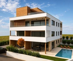 Chorvatsko - Privlaka, Dalmácie - Luxusní byt 60 metrů od moře