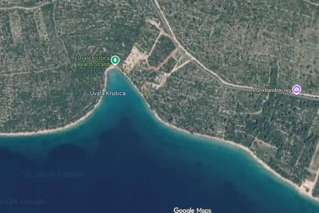 Ciovo, Okrug Donji, landwirtschaftliche Nutzfläche 955 m², 130 m vom Meer entfernt, Aussicht