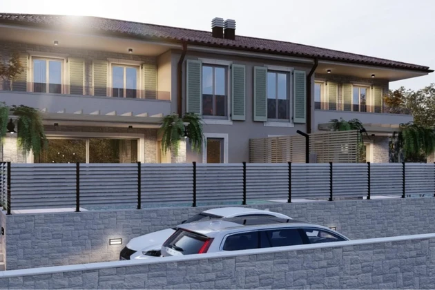 Apartamento de dos niveles con piscina en venta en Malinska, Croacia