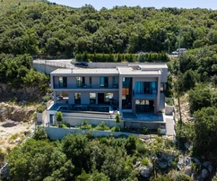 Vila v okolí Dubrovníku s bazénem a krásným výhledem na moře