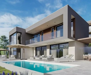 Vinišće,luksuzna villa 226 m2 sa bazenom,pogled na more