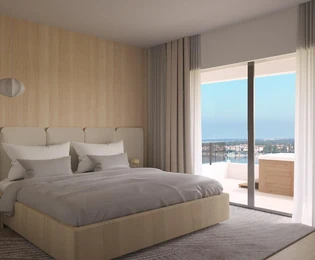 Istria, Umag - Green Tower Residence, apartament z jedną sypialnią i tarasem na 6. piętrze