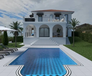 Villa al mare con vista panoramica in vendita a Buie in Croazia