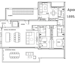 Trojizbový byt na predaj priamo pri mori v Nine v Chorvátsku