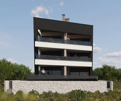 Pag, Mandre, közvetlen tengerparti, kéthálószobás apartman