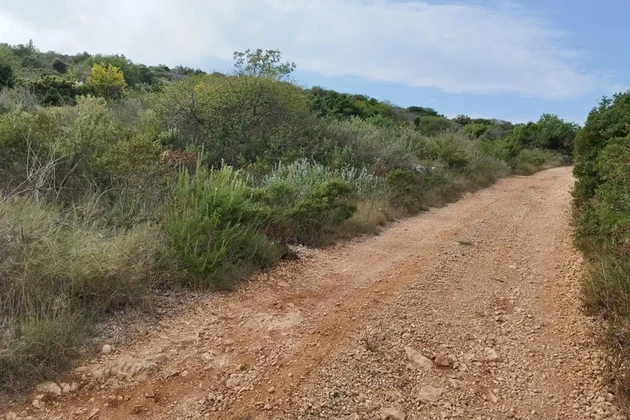 Trogir-környék, Drvenik Mali, mezőgazdasági terület, 200 m-re a tengertől