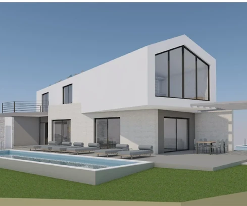 Poreč Area: Stunning modern villa with pool