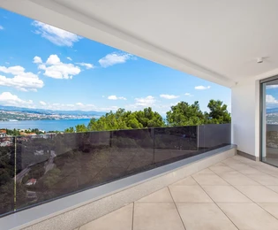 Penthouse for sale with sea view in Opatija in Croatia