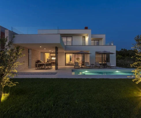 Rovinj, exclusive villa with pool and panoramic sea view
