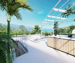 Luxusní vila na prodej v Malinské nedaleko moře v Chorvatsku