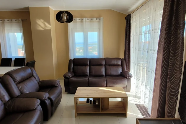 Istria, Ližnjan, attico con vista mare