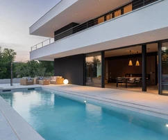 Spectakulární moderní vila poblíž Grožnjanu, Istrie