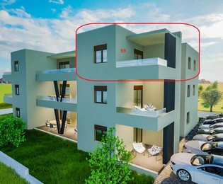 VENDU - Appartement à vendre à Vodice avec vue mer