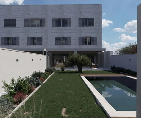 Three-bedroom apartments with a pool for sale in Tar in Croatia