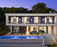 Istria, Medulin: Villa di lusso con vista mare e centro benessere
