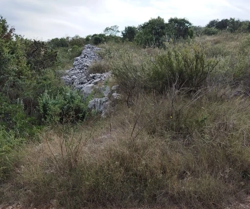 Trogir-Umgebung, Drvenik Mali, landwirtschaftliches Grundstück, 180 m vom Meer entfernt