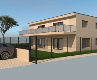 Istria, Parenzo: Appartamento moderno con balcone e parcheggio