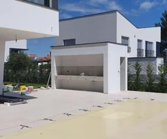 Elbűvölő modern villa medencével és tengerre néző kilátással, Isztria, Fažana