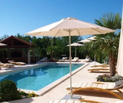 Kvarner, Opatija: Luxusvilla végtelen medencével
