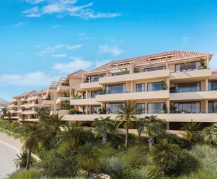 ID 294 / Novi apartmani izravno na golf terenu i blizu plaže u Torrequebradi blizu Marbelle