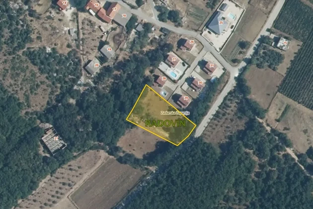 Land for sale in Radovina-Zadar - Ideal for a house or a holiday cottage!