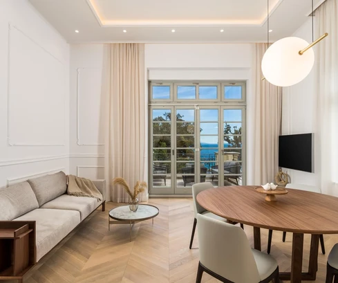 Byt na predaj v Opatiji s panoramatickým výhľadom v Chorvátsku