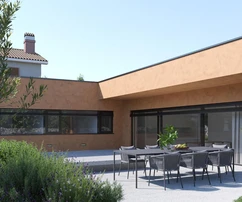 Single-story home with a pool for sale near Žminj in Croatia