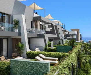 Exklusive Reihenhäuser mit Meerblick in Elviria, Marbella
