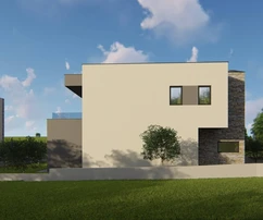 Novostavba s bazénem na prodej v Marčani v Chorvatsku