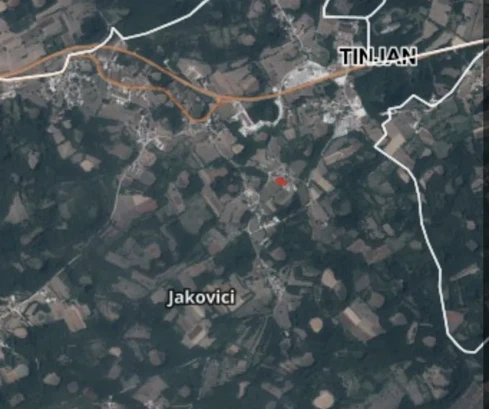 Istria, Tinjan – Terreno edificabile con permesso in vendita