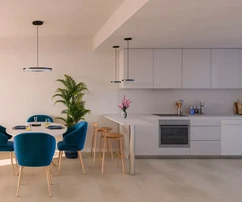 New apartments on the golf course with sea view in La Alcaidesa
