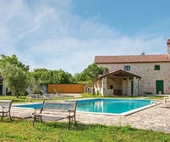 Piękna rustykalna willa z basenem, Istria Barban