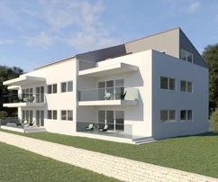 Nuovo appartamento in ottima posizione con vista mare, Istria, Rovigno