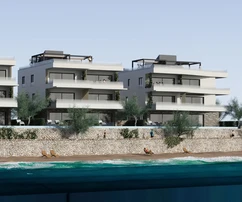 Квартира с панорамным видом на море на продажу в Хорватии