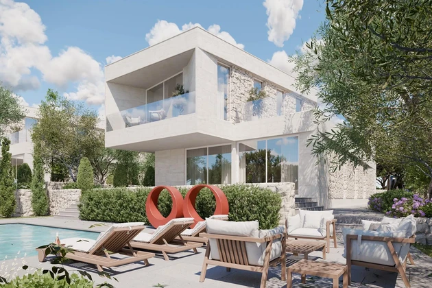 Sevid, Villa del Sud, Luxusvilla mit Pool und Panoramablick auf das Meer
