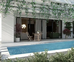 Appartement de trois chambres avec jardin à vendre à Petrčane en Croatie