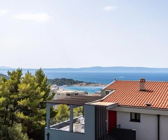 Háromszobás lakás panorámás kilátással eladó Horvátországban