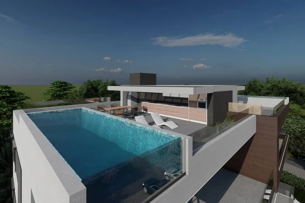 Attico di lusso con vista mare in vendita in Croazia