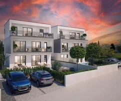 Bliźniak z basenem na sprzedaż w okolicach Poreča w Chorwacji