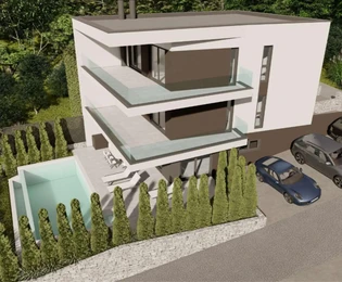 Modern villa medencével eladó Marčaniban Horvátországban
