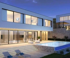 Tengerre néző, luxusvilla Segetben eladó Horvátországban